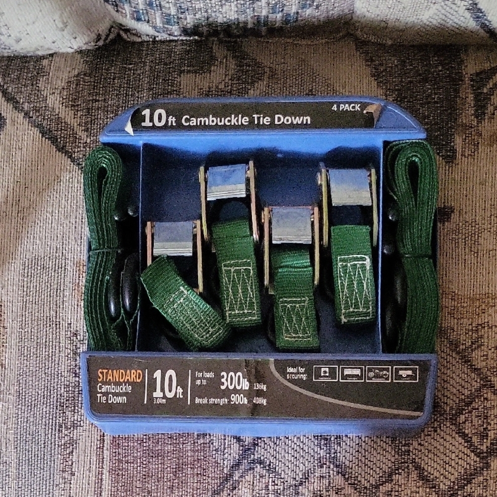 Standard Cambuckle Tie Down - Green
